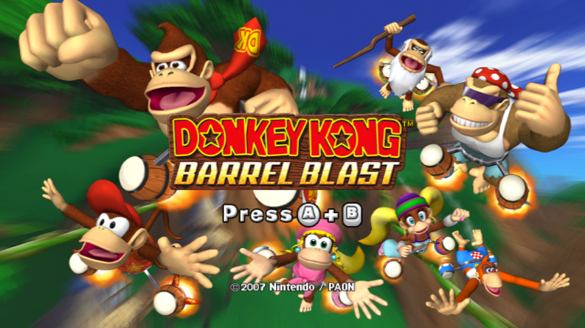 Donkey Kong Barrel Blast screenshot 3 for Wii